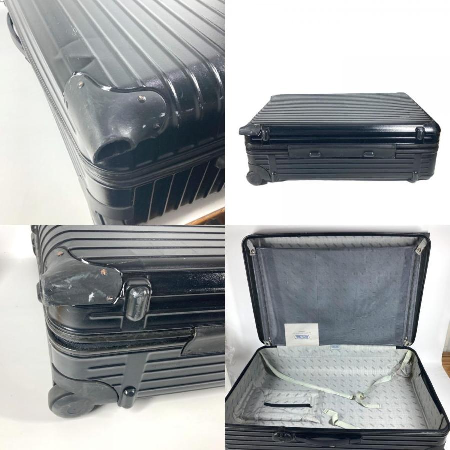 RIMOWA リモワ 851.77 サルサ  SALSA 98L マルチホイール スーツケース カバン キャリーケース  2輪 キャリーバッグ ブラック【中古】 | RIMOWA | 08
