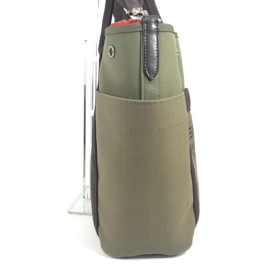 HERMES エルメス サックドパンサージュ グルーム 2WAY ショルダーバッグ 斜め掛け バッグインバッグ付き トートバッグ カーキ【中古】 | HERMES | 03