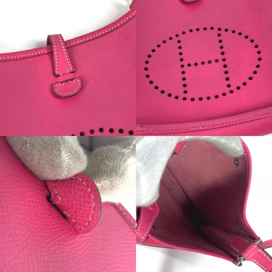 HERMES エルメス エブリン TPM 16 エブリンTPM カバン 斜め掛け ポシェット ショルダーバッグ ローズティリアン ピンク レディース【中古】 | HERMES | 08