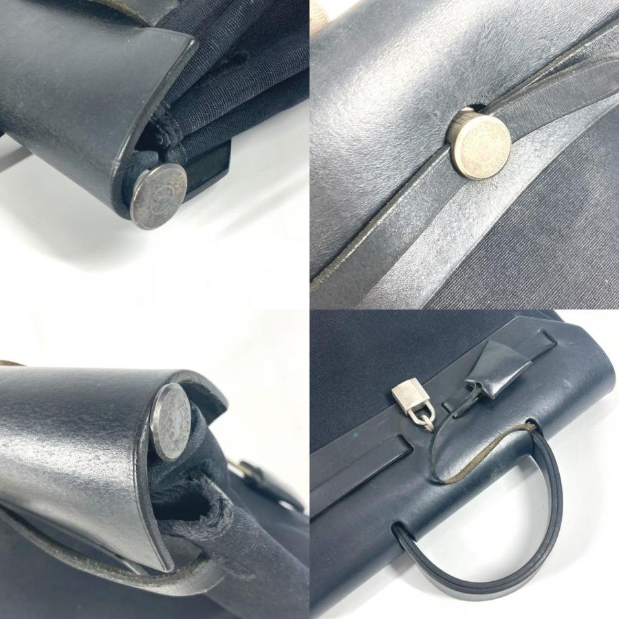 HERMES エルメス エールバッグアドPM ハンドバック カバン トートバッグ ハンドバッグ ブラック ユニセックス【中古】 | HERMES | 07
