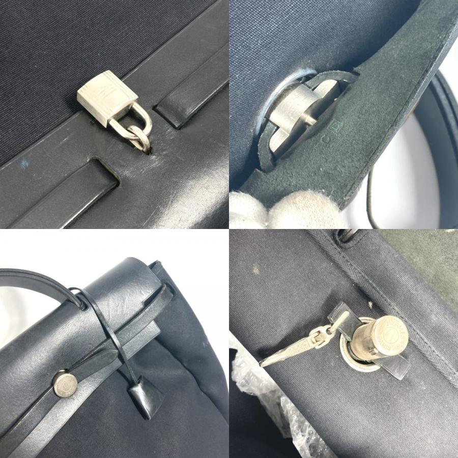 HERMES エルメス エールバッグアドPM ハンドバック カバン トートバッグ ハンドバッグ ブラック ユニセックス【中古】 | HERMES | 08