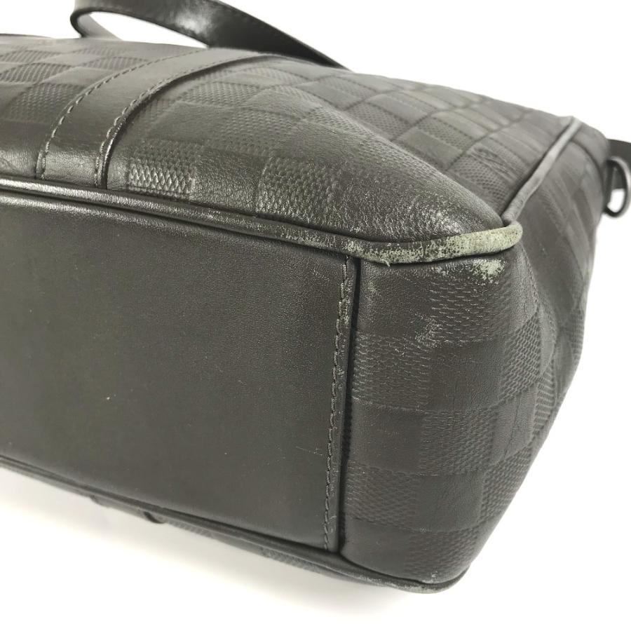 LOUIS VUITTON ルイヴィトン N41270 タダオPM カバン トートバッグ ダミエ・アンフィニ ハンドバッグ メテオール ブラウン 【中古】 | LOUIS VUITTON | 04