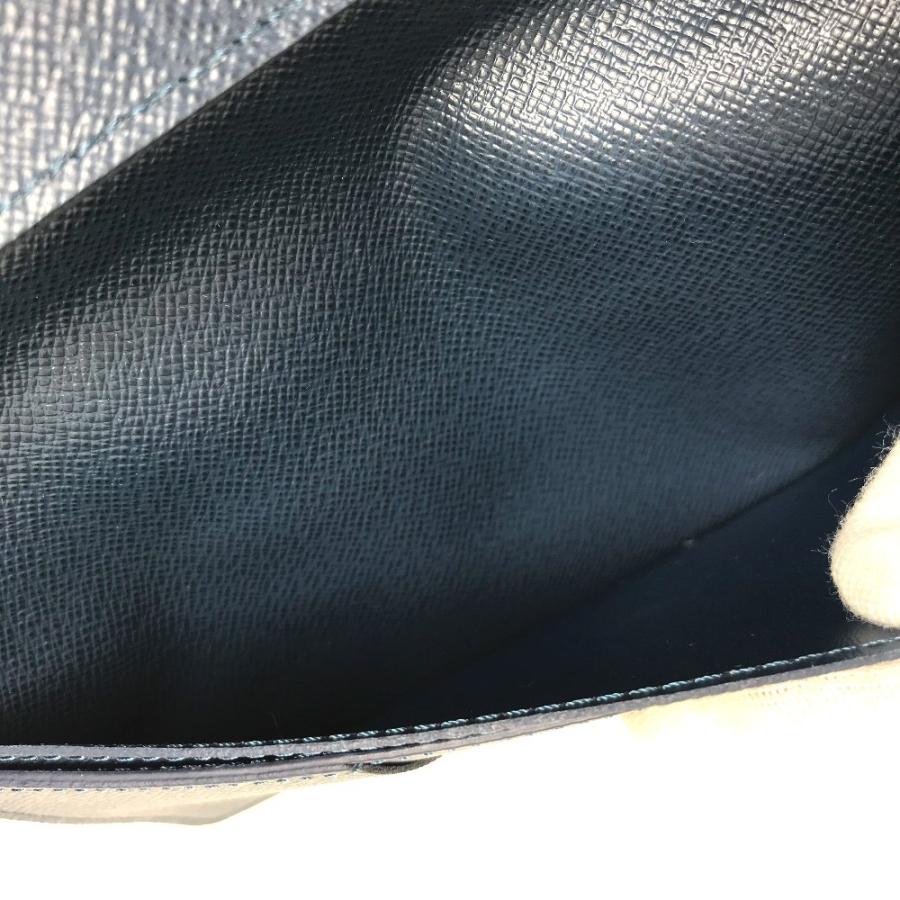 LOUIS VUITTON ルイヴィトン M33404 ポルトフォイユ ロン ロングウォレット 2つ折り フラップ タイガ 長財布 ネイビー【中古】 | LOUIS VUITTON | 04