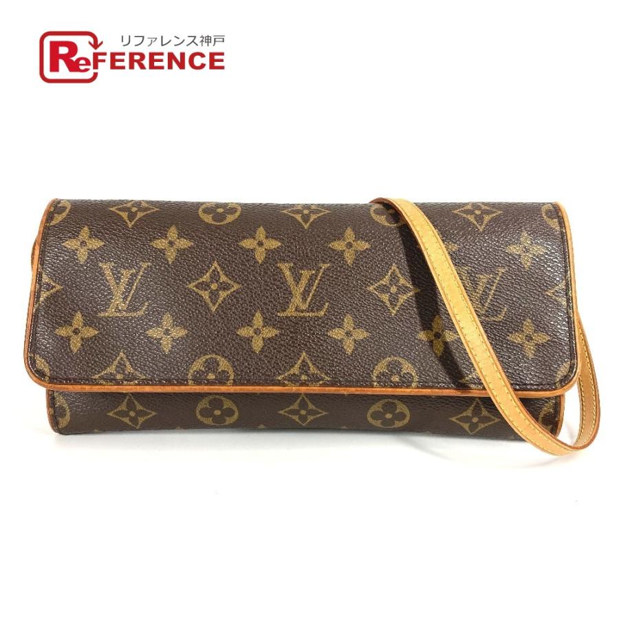 中古品 LOUIS VUITTON ルイヴィトン モノグラム ポシェットツインGM