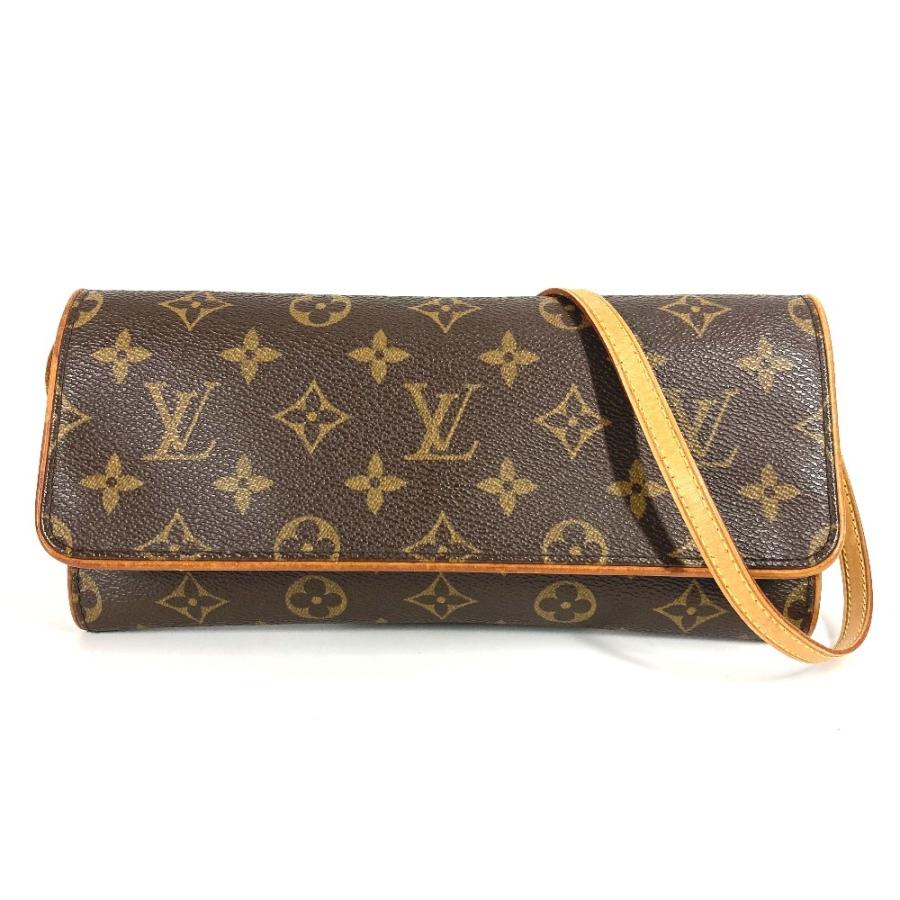 LOUIS VUITTON ルイヴィトン M51852 ポシェットツインGM フラップ ショルダーバッグ 2WAYバッグ モノグラム ショルダーバッグ 【中古】 | LOUIS VUITTON | 01