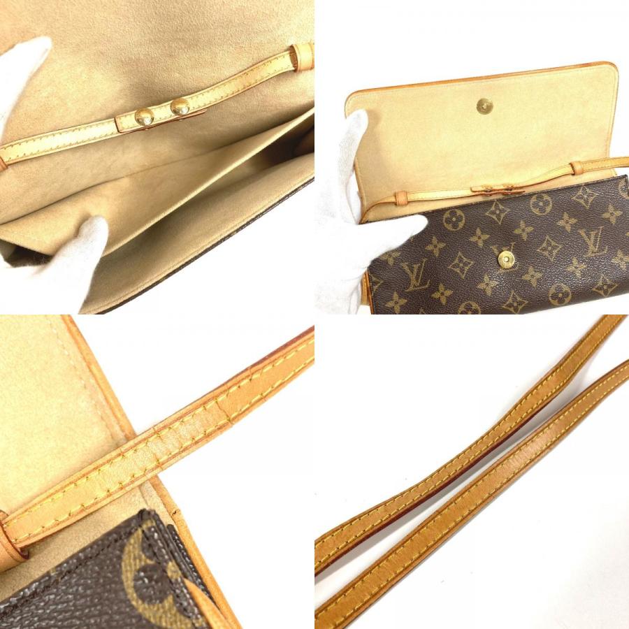 LOUIS VUITTON ルイヴィトン M51852 ポシェットツインGM フラップ ショルダーバッグ 2WAYバッグ モノグラム ショルダーバッグ 【中古】 | LOUIS VUITTON | 08