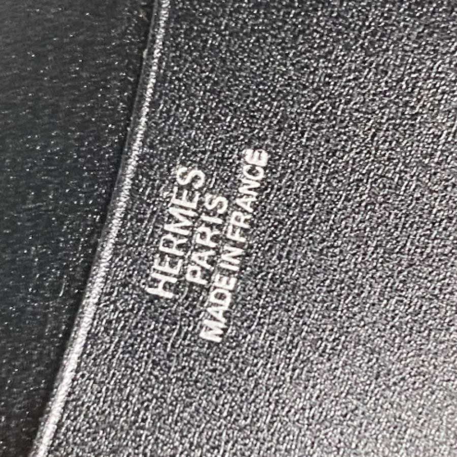美品 HERMES エルメス アジェンダGM アジェンダ GM システム手帳 ステーショナリー 手帳カバー ブラック ユニセックス【中古】 | HERMES | 07