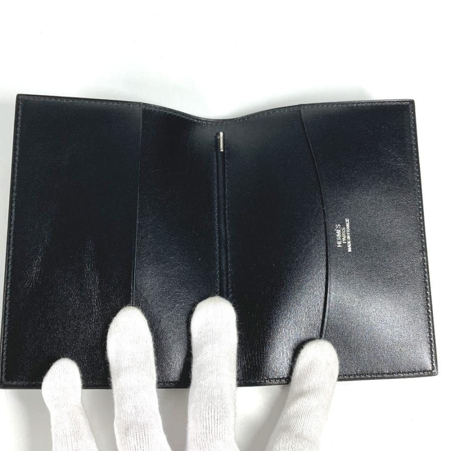 美品 HERMES エルメス アジェンダGM アジェンダ GM システム手帳 ステーショナリー 手帳カバー ブラック ユニセックス【中古】 | HERMES | 08