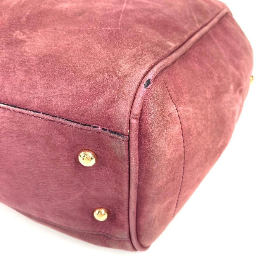 LOEWE ロエベ ロゴ ヘリテージ カバン トートバッグ 肩掛け ショルダーバッグ ボルドー ユニセックス【中古】 | LOEWE | 05