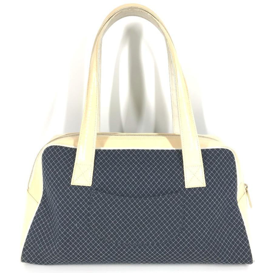 CHANEL シャネル CC ココマーク ロゴ キルティング マトラッセ カバン ハンドバッグ ショルダーバッグ ネイビー ユニセックス【中古】 | CHANEL | 01