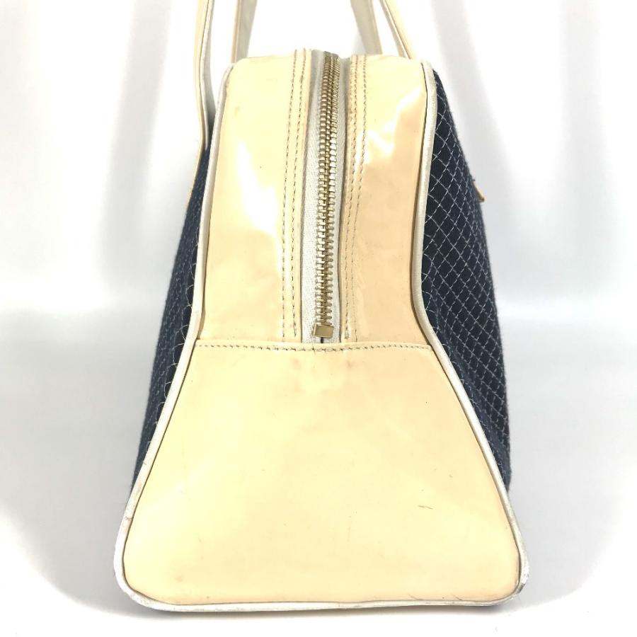 CHANEL シャネル CC ココマーク ロゴ キルティング マトラッセ カバン ハンドバッグ ショルダーバッグ ネイビー ユニセックス【中古】 | CHANEL | 02