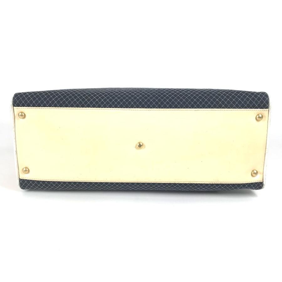 CHANEL シャネル CC ココマーク ロゴ キルティング マトラッセ カバン ハンドバッグ ショルダーバッグ ネイビー ユニセックス【中古】 | CHANEL | 04