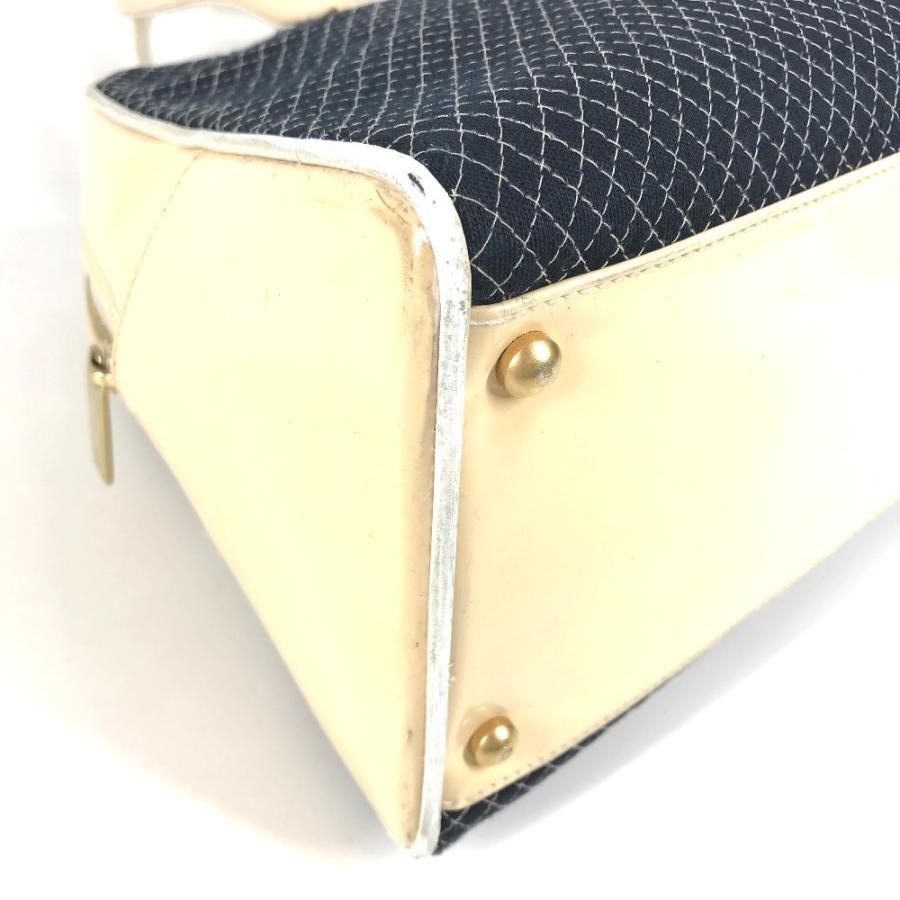 CHANEL シャネル CC ココマーク ロゴ キルティング マトラッセ カバン ハンドバッグ ショルダーバッグ ネイビー ユニセックス【中古】 | CHANEL | 06