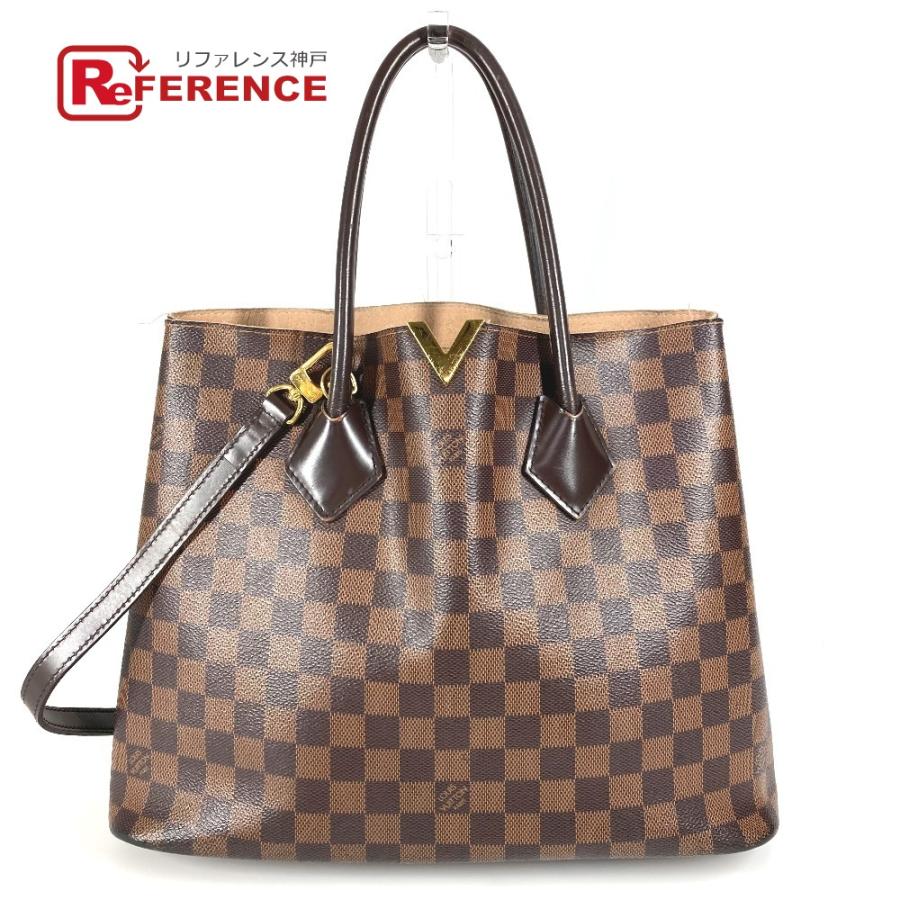 LOUIS VUITTON ルイヴィトン N41435 ケンジントン カバン ハンドバッグ 肩掛け トートバッグ ダミエ ショルダーバッグ ブラウン【中古】 | LOUIS VUITTON