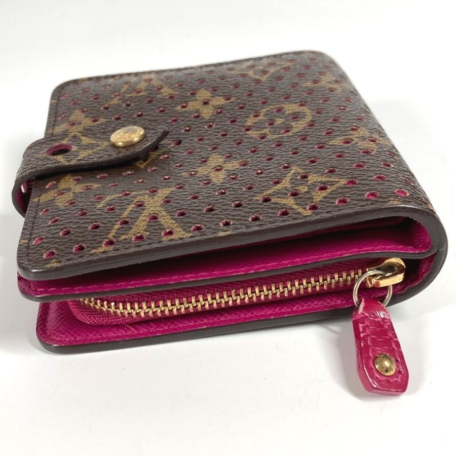 ★美品★ ルイヴィトン折り財布　フューシャ（M95188）　ピンク LOUIS VUITTON（ルイ・ヴィトン） M95188 コンパクトジップ コンパクト