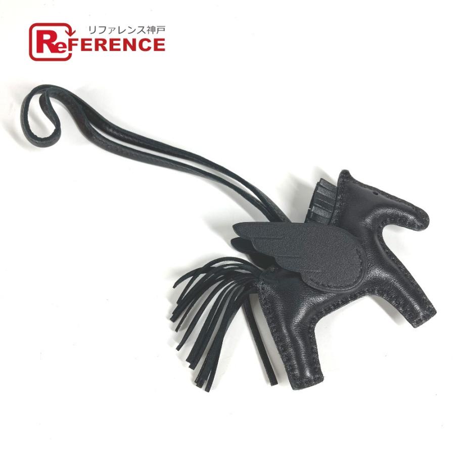 HERMES エルメス ロデオ ペガサスPM ロデオペガサス PM バッグチャーム ソーブラック 馬 チャーム ブラック ユニセックス【中古】 | HERMES