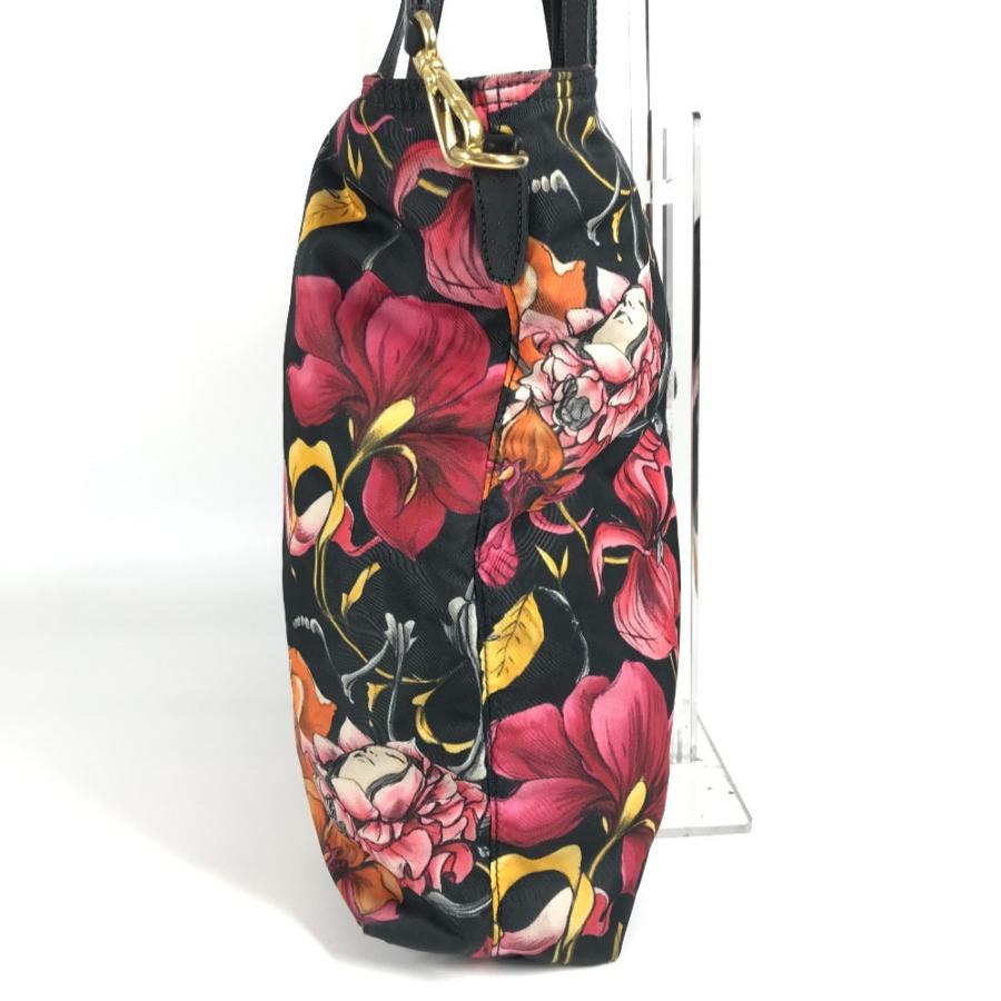 PRADA　プラダ ハンドバッグ 花柄レース 三角ロゴ PRADA（プラダ） トライアングルロゴ 三角ロゴ プレート 肩掛け 2WAY