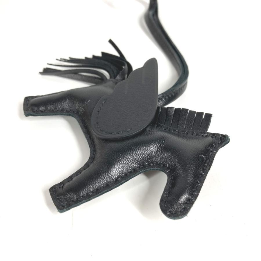 HERMES エルメス ロデオ ペガサスPM ロデオペガサス PM バッグチャーム ソーブラック 馬 チャーム ブラック ユニセックス【中古】 | HERMES | 01