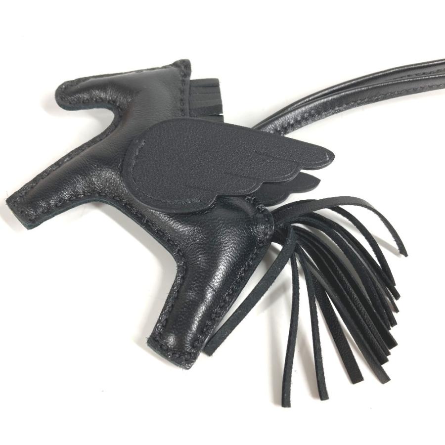 HERMES エルメス ロデオ ペガサスPM ロデオペガサス PM バッグチャーム ソーブラック 馬 チャーム ブラック ユニセックス【中古】 | HERMES | 04