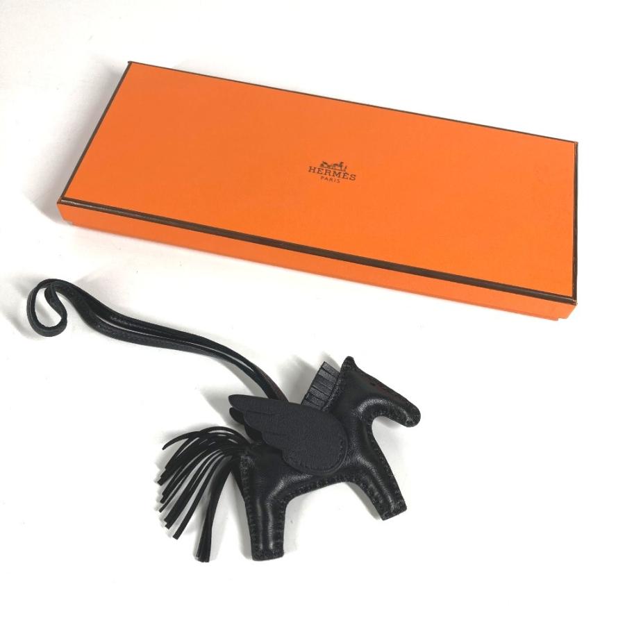 HERMES エルメス ロデオ ペガサスPM ロデオペガサス PM バッグチャーム ソーブラック 馬 チャーム ブラック ユニセックス【中古】 | HERMES | 08