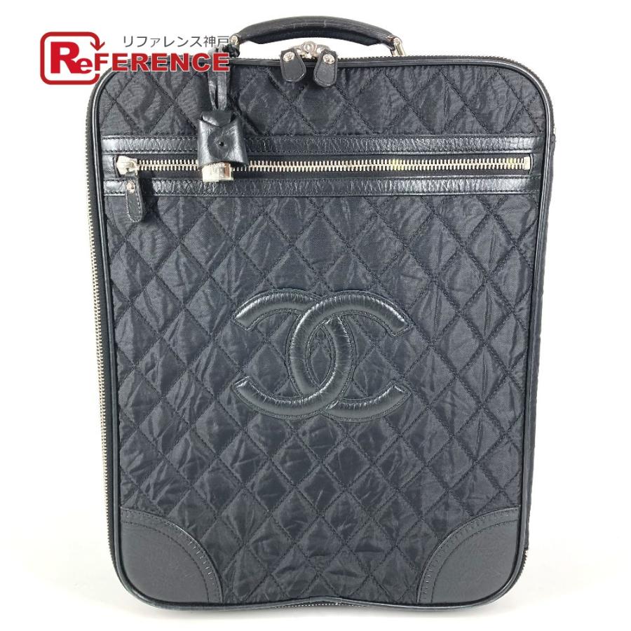 CHANEL シャネル  A33107 CC  スーツケース 2輪 パリ ニューヨークライン マトラッセ キルティング  キャリーバッグ 【中古】 | CHANEL