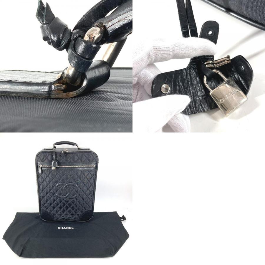 CHANEL シャネル  A33107 CC  スーツケース 2輪 パリ ニューヨークライン マトラッセ キルティング  キャリーバッグ 【中古】 | CHANEL | 09