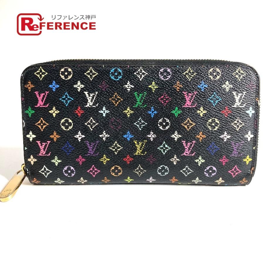 LOUIS VUITTON ルイヴィトン M60243 ジッピー・ウォレット  ロングウォレット 財布 モノグラムマルチカラー 長財布 ノワール 【中古】 | LOUIS VUITTON