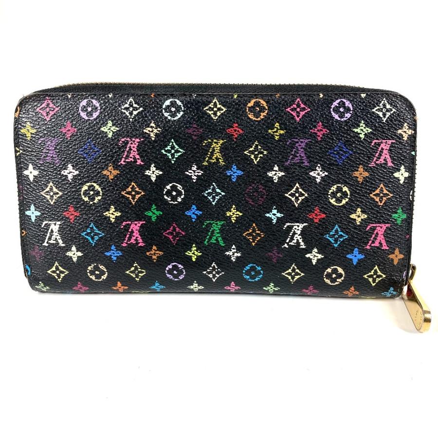 LOUIS VUITTON ルイヴィトン M60243 ジッピー・ウォレット  ロングウォレット 財布 モノグラムマルチカラー 長財布 ノワール 【中古】 | LOUIS VUITTON | 01