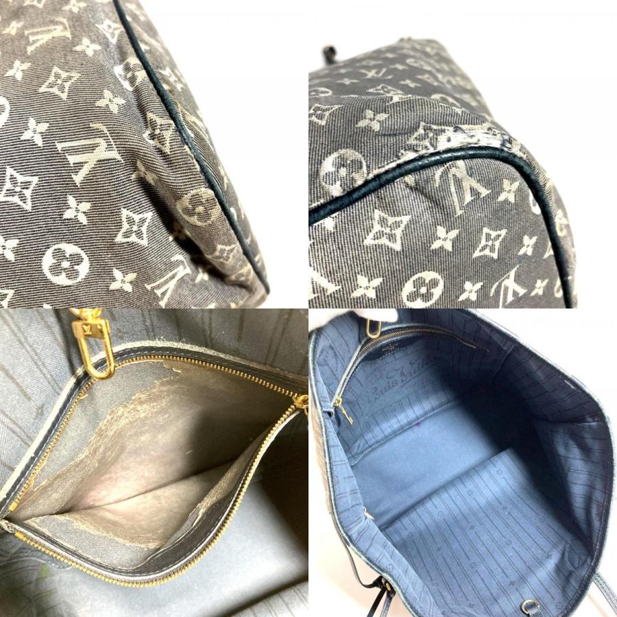 LOUIS VUITTON ルイヴィトン M40514 ネヴァーフルMM   トートバッグ 肩掛け  モノグラムイディール ショルダーバッグ ネイビー【中古】 | LOUIS VUITTON | 08