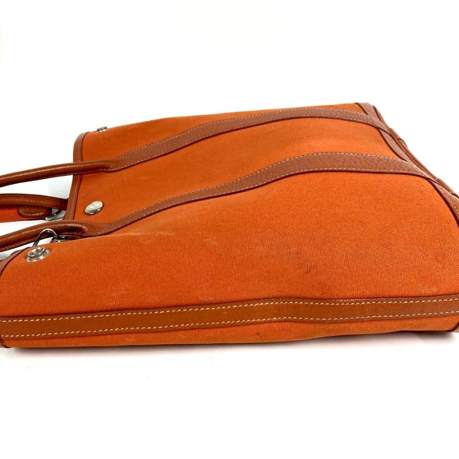 HERMES エルメス ガーデンファイルPM ガーデンファイル PM  2WAYバッグ トートバッグ 縦型 ショルダーバッグ オレンジ レディース【中古】 | HERMES | 03