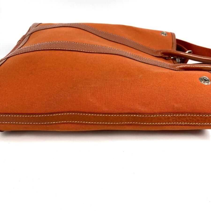 HERMES エルメス ガーデンファイルPM ガーデンファイル PM  2WAYバッグ トートバッグ 縦型 ショルダーバッグ オレンジ レディース【中古】 | HERMES | 04