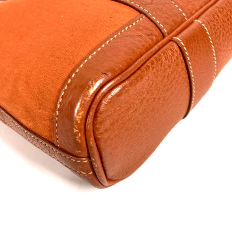 HERMES エルメス ガーデンファイルPM ガーデンファイル PM  2WAYバッグ トートバッグ 縦型 ショルダーバッグ オレンジ レディース【中古】 | HERMES | 06