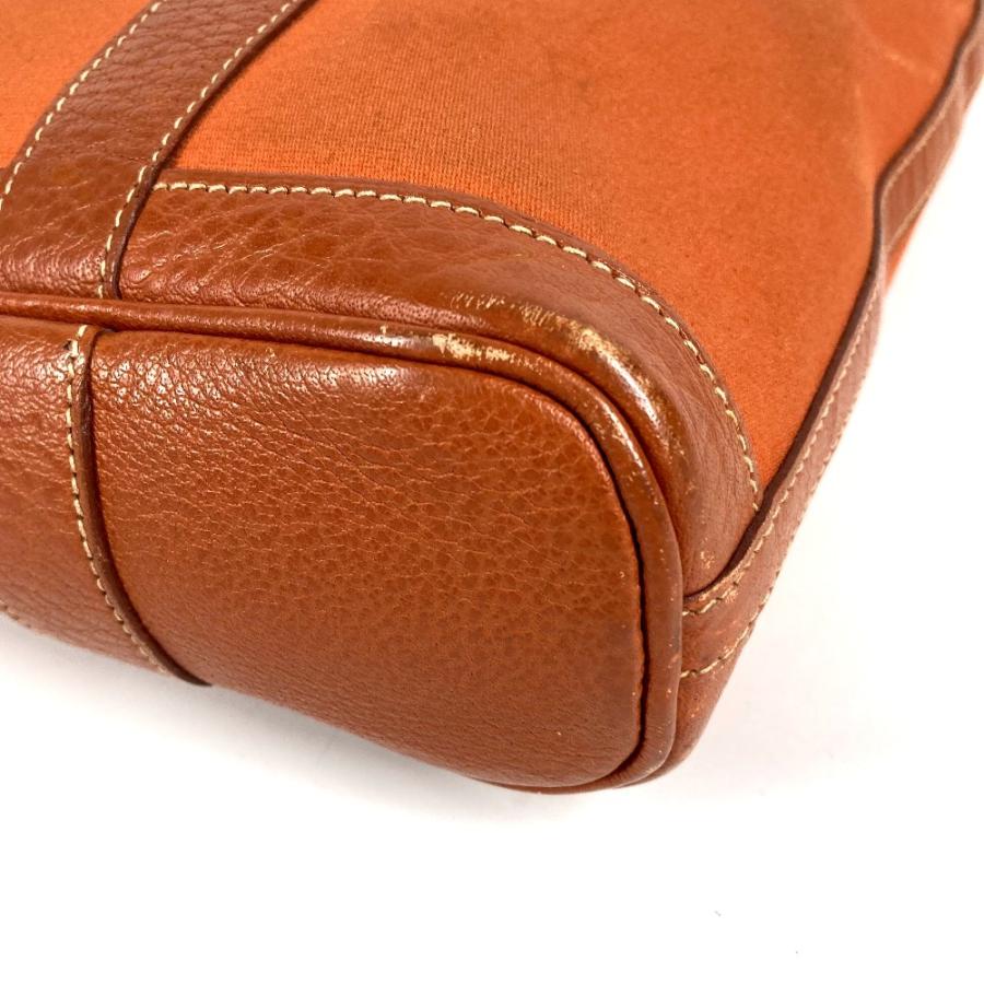 HERMES エルメス ガーデンファイルPM ガーデンファイル PM  2WAYバッグ トートバッグ 縦型 ショルダーバッグ オレンジ レディース【中古】 | HERMES | 07