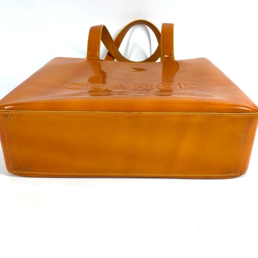 CHANEL シャネル ロゴ カバン トートバッグ ショルダーバッグ オレンジ系 レディース【中古】 | CHANEL | 04
