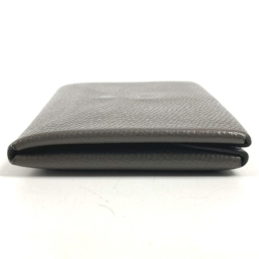 HERMES エルメス カルヴィデュオ  カードケース 小銭入れ コインケース 名刺入れ パスケース 2つ折り財布 エタン グレー 【中古】 | HERMES | 03