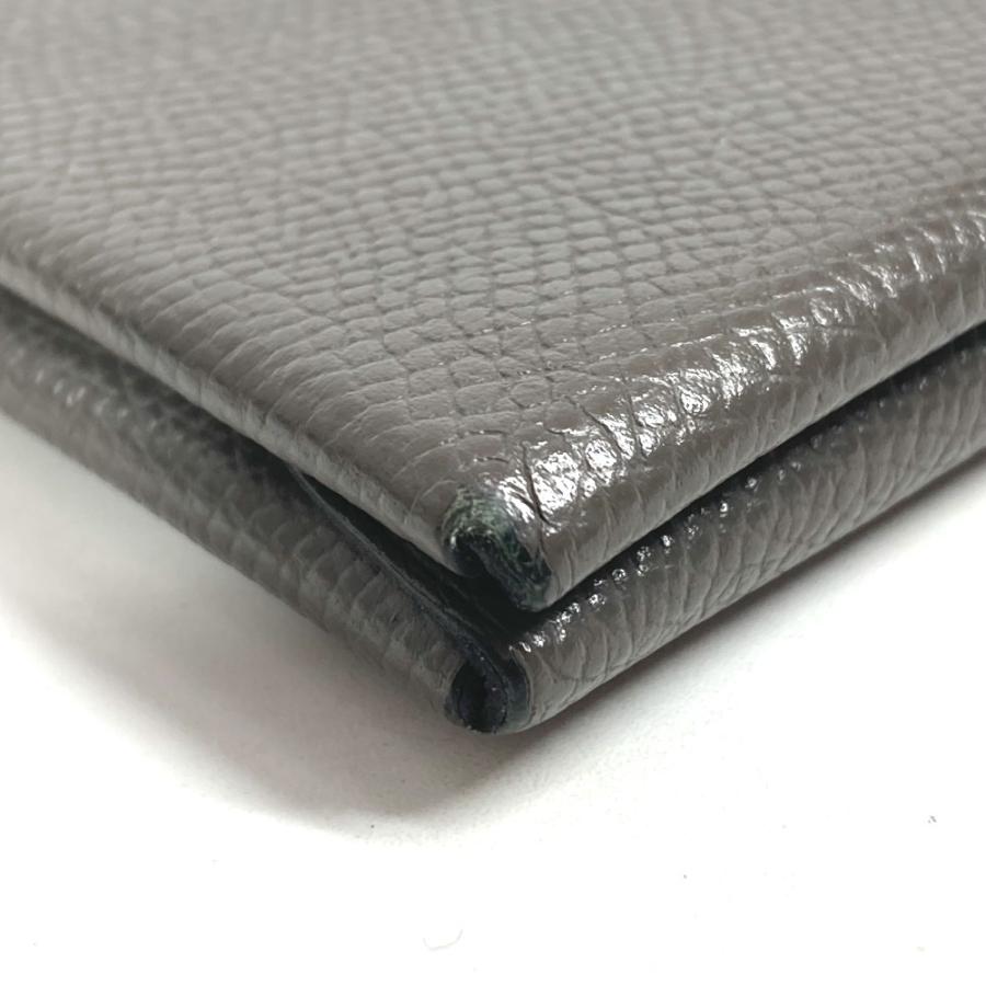 HERMES エルメス カルヴィデュオ  カードケース 小銭入れ コインケース 名刺入れ パスケース 2つ折り財布 エタン グレー 【中古】 | HERMES | 04
