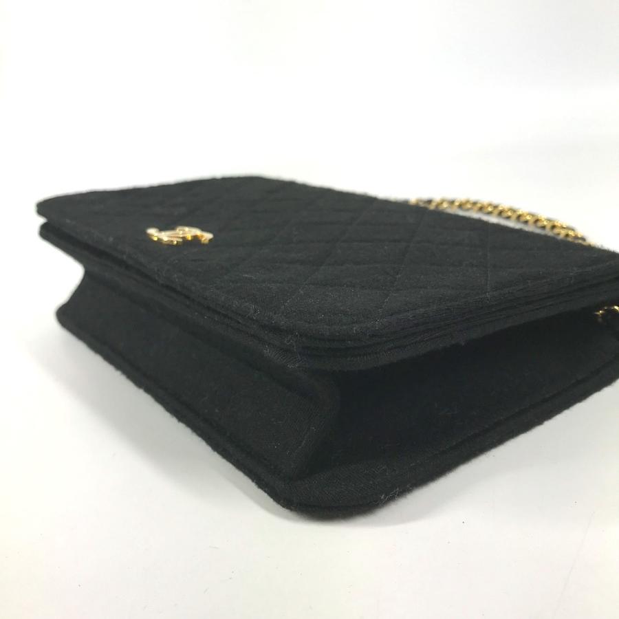 CHANEL シャネル チェーンバッグ CC ココマーク ロゴ キルティング マトラッセ ヴィンテージ ショルダーバッグ ブラック【中古】 | CHANEL | 05