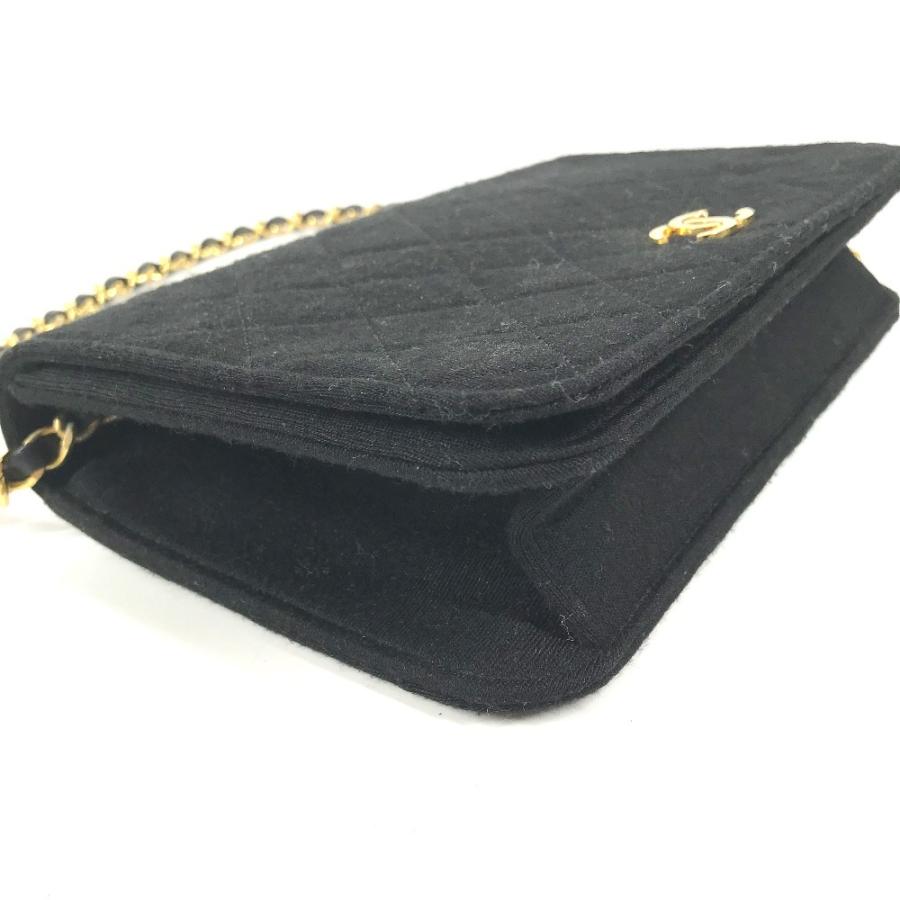 CHANEL シャネル チェーンバッグ CC ココマーク ロゴ キルティング マトラッセ ヴィンテージ ショルダーバッグ ブラック【中古】 | CHANEL | 06
