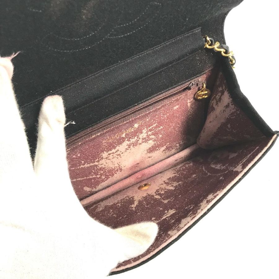 CHANEL シャネル チェーンバッグ CC ココマーク ロゴ キルティング マトラッセ ヴィンテージ ショルダーバッグ ブラック【中古】 | CHANEL | 07