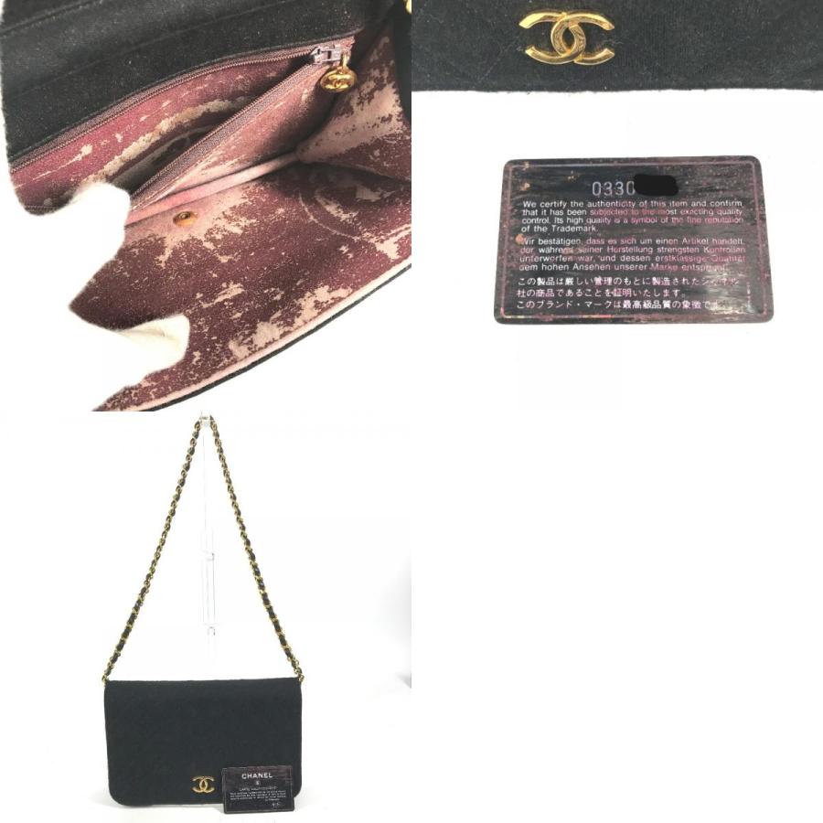 CHANEL シャネル チェーンバッグ CC ココマーク ロゴ キルティング マトラッセ ヴィンテージ ショルダーバッグ ブラック【中古】 | CHANEL | 09