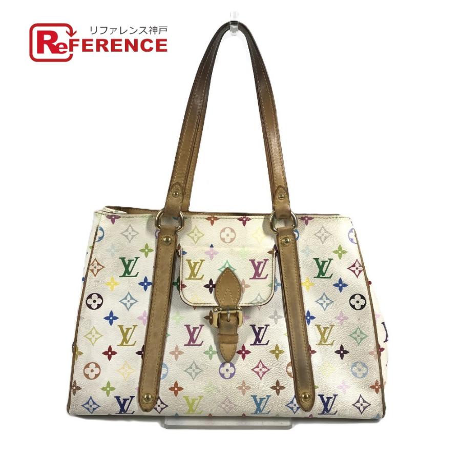 LOUIS VUITTON ルイヴィトン M40094 オーレリア MM  トートバッグ モノグラムマルチカラー ショルダーバッグ ブロン ホワイト【中古】 | LOUIS VUITTON