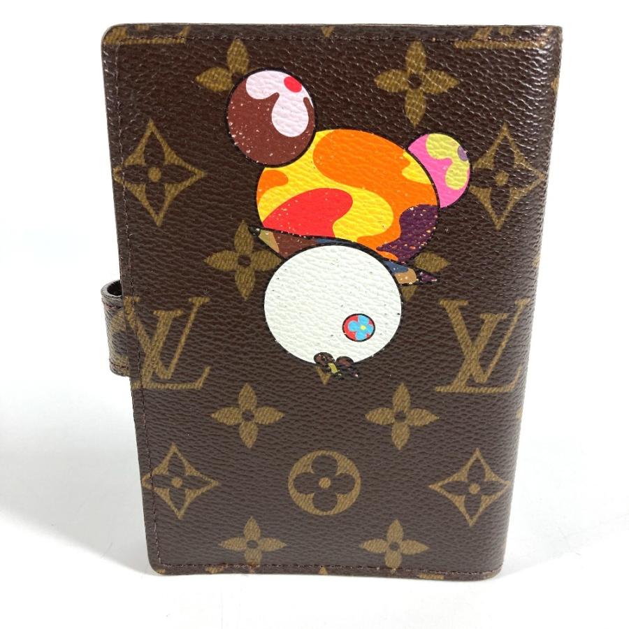 LOUIS VUITTON ルイヴィトン R20011 アジェンダPM システム手帳 ステーショナリー モノグラムパンダ 村上隆 手帳カバー 【中古】 | LOUIS VUITTON | 01