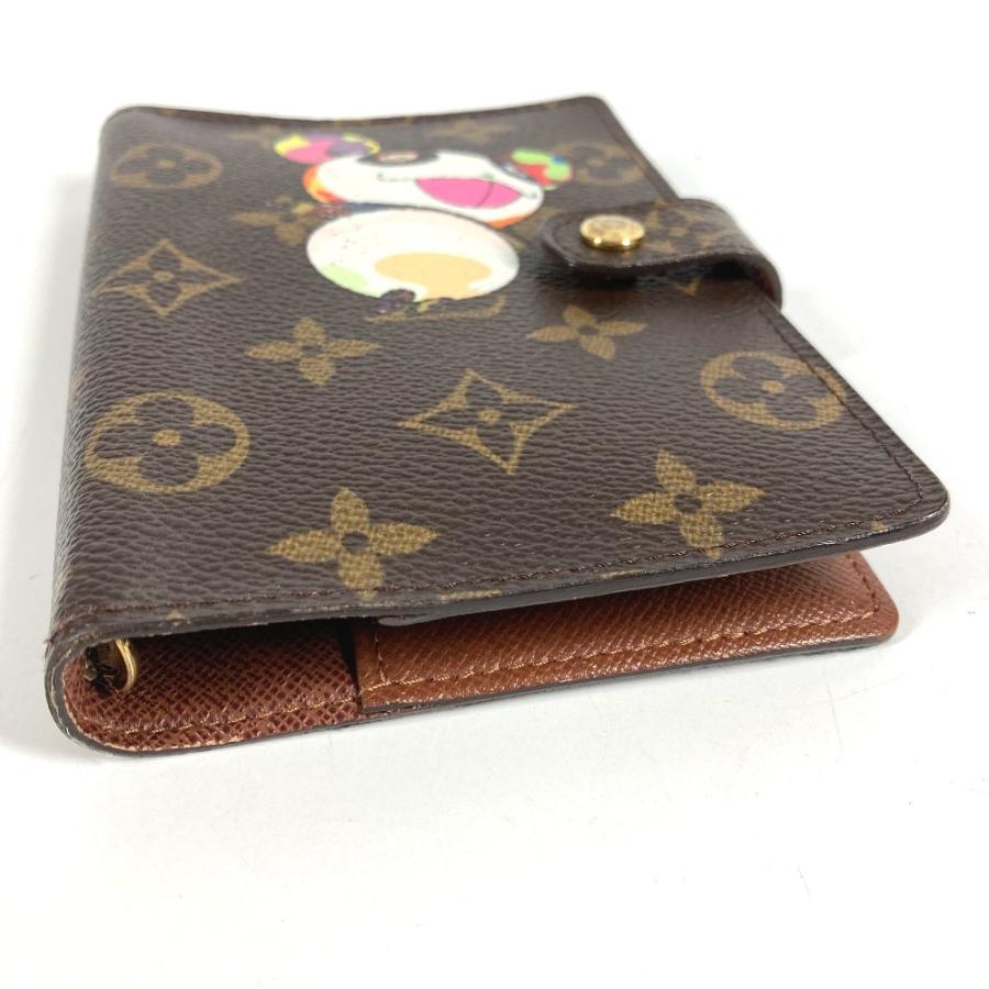 LOUIS VUITTON ルイヴィトン R20011 アジェンダPM システム手帳 ステーショナリー モノグラムパンダ 村上隆 手帳カバー 【中古】 | LOUIS VUITTON | 04