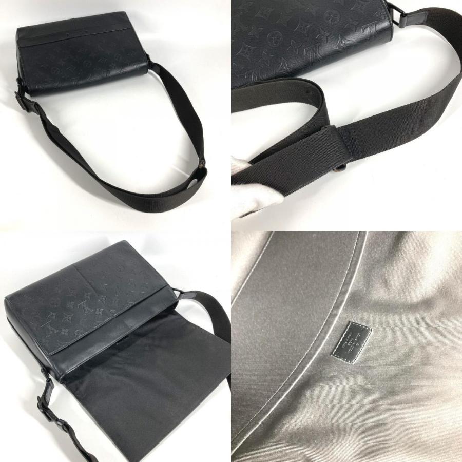 LOUIS VUITTON ルイヴィトン M44729 スプリンターメッセンジャー カバン モノグラムシャドウ ショルダーバッグ ブラック 【中古】 | LOUIS VUITTON | 08