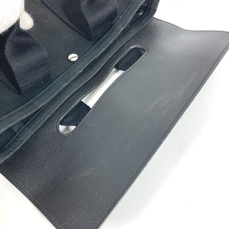 HERMES エルメス ヴァルパライソ ロング PM ヴァルパライソロングPM カバン トートバッグ ハンドバッグ ブラック ユニセックス【中古】 | HERMES | 08