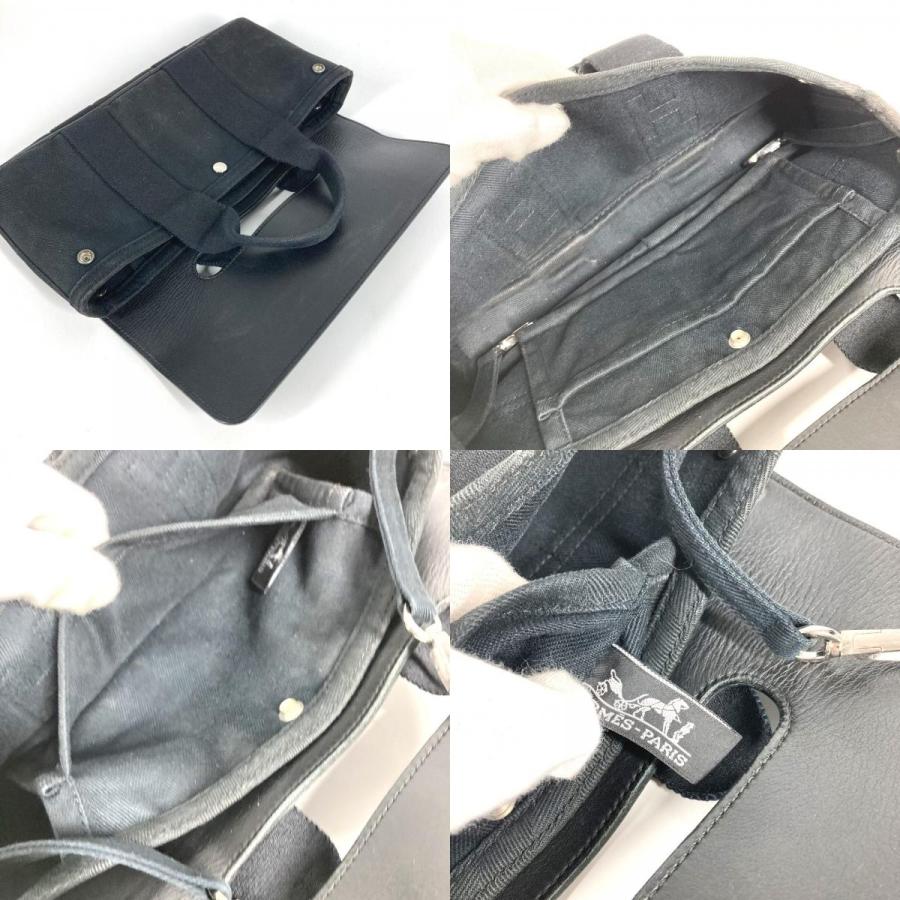 HERMES エルメス ヴァルパライソ ロング PM ヴァルパライソロングPM カバン トートバッグ ハンドバッグ ブラック ユニセックス【中古】 | HERMES | 09