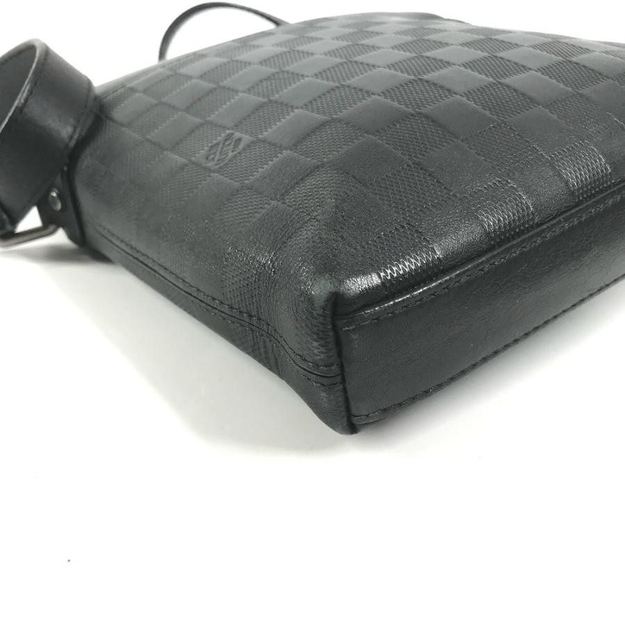 LOUIS VUITTON ルイヴィトン N23355 ポシェット ディストリクト ダミエアンフィニ ショルダーバッグ オニキス ブラック 【中古】 | LOUIS VUITTON | 05