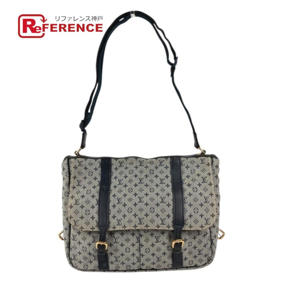 LOUIS VUITTON ルイヴィトン サックママン  マザーズバッグ モノグラムミニ ショルダーバッグ ネイビー  M42350【中古】 | LOUIS VUITTON