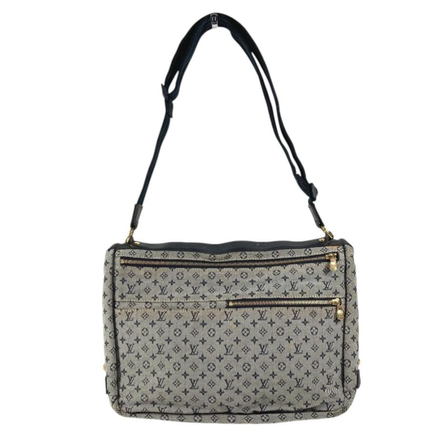 LOUIS VUITTON ルイヴィトン サックママン  マザーズバッグ モノグラムミニ ショルダーバッグ ネイビー  M42350【中古】 | LOUIS VUITTON | 01