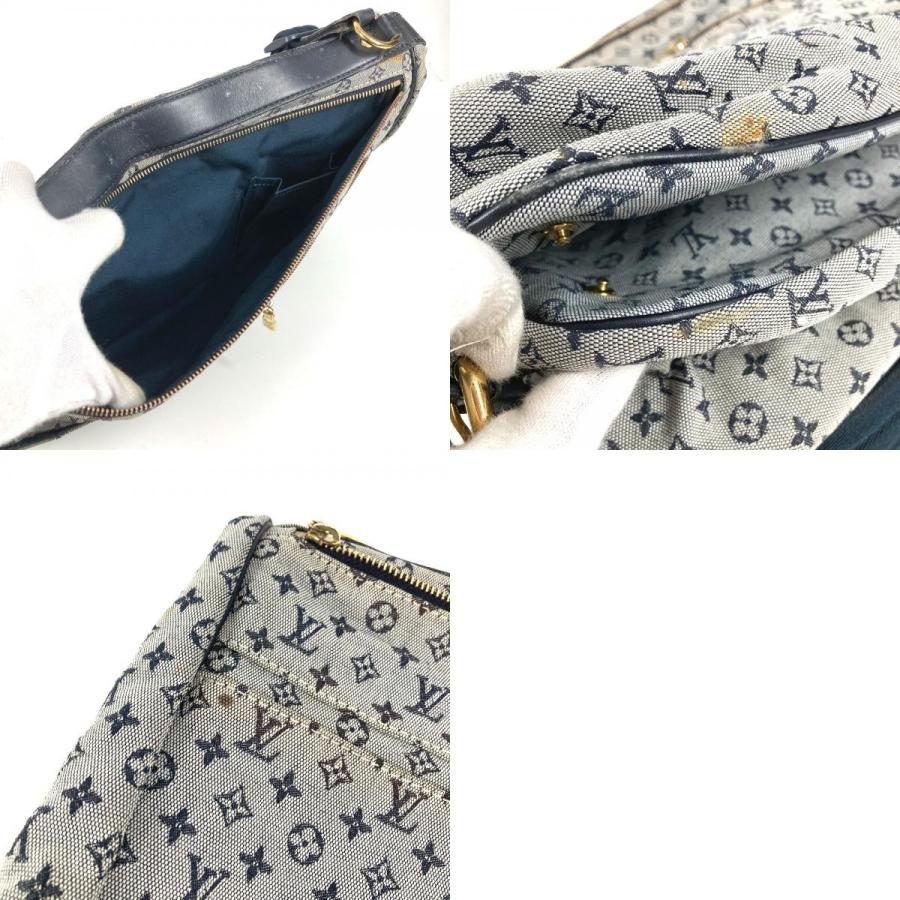 LOUIS VUITTON ルイヴィトン サックママン  マザーズバッグ モノグラムミニ ショルダーバッグ ネイビー  M42350【中古】 | LOUIS VUITTON | 09